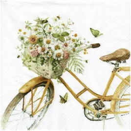 serwetka-do-decoupage-33x33cm-flower-bike-rower-z-kwiatami-1szt