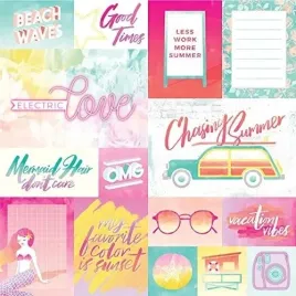 papier-do-scrapbookingu-30x30-american-crafts-electric-vacation