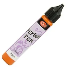 perelki-w-plynie-perlen-pen-viva-decor-pomarancz