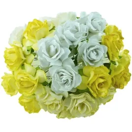 kwiaty-papierowe-roze-mix-kremowy-30mm-50szt