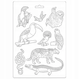 forma-foremka-do-odlewow-21x297-stamperia-amazonia-zwierzatka