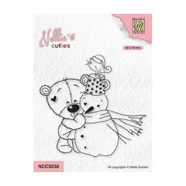 stempel-przezroczysty-nellies-nccs030-mis-z-balwankiem