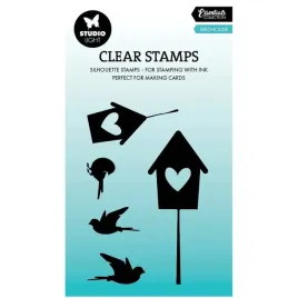 stempel-przezroczysty-studiolight-birdhouse-ptaki-i-budki-dla-ptakow