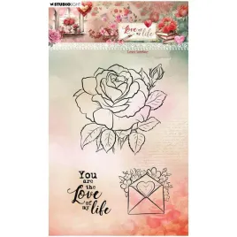 stempel-przezroczysty-studiolight-love-letter-roza-list