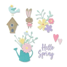wykrojnik-do-papieru-sizzix-thinlits-hello-spring-kwiaty-konewka-zajac