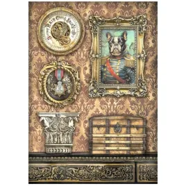 papier-ryzowy-do-decoupage-a4-stamperia-alterego-ramka-z-pieskiem