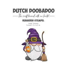 stempel-gumowy-dutch-doobadoo-gnome-wizard-krasnal-czarodziej