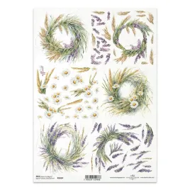 papier-ryzowy-do-decoupage-a4-itd-r2424-wianki-polne-lawenda