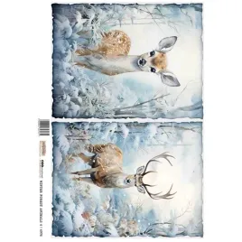 papier-ryzowy-do-decoupage-a4-scraplove-zimowe-lesne-zwierzeta-4