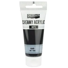 farba-akrylowa-creamy-acrylic-matowa-czarna-black-matte-60ml-pentart