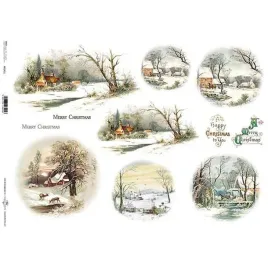 papier-ryzowy-do-decoupage-a3-r141l-boze-narodzenie-zimowe-widoczki