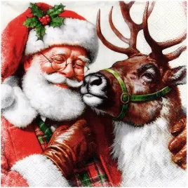 serwetka-do-decoupage-33x33cm-santa-s-best-friend-mikolaj-z-reniferem-1szt