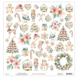 papier-z-elementami-do-scrapbookingu-30x30-mintay-pastel-christmas