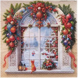 serwetka-do-decoupage-33x33cm-swiateczne-okno-1szt
