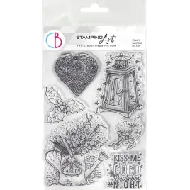 stempel-akrylowy-15x21-ciao-bella-december-night-serce-lampion-konewka