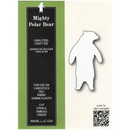 wykrojnik-do-papieru-poppystamps-mighty-polar-bear-niedzwiedz-polarny