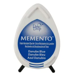 tusz-wodny-memento-drop-danube-blue-niebieski