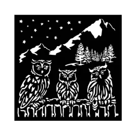 szablon-mix-media-3d-18x18cm-the-owl-s-house-sowy-stamperia
