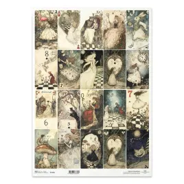 papier-ryzowy-do-decoupage-a3-krolowa-kier-szachy-alicja-serca-karty