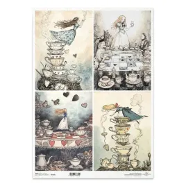papier-ryzowy-do-decoupage-a3-filizanki-alicja-herbatka