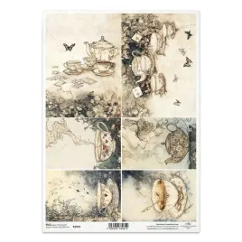 papier-ryzowy-do-decoupage-a4-r2659-filizanki-motyl-porcelana-twarz-kobiety
