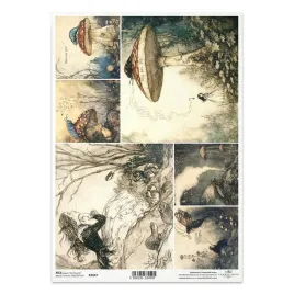 papier-ryzowy-do-decoupage-a4-r2657-alicja-grzyb-muchomor-gasienica