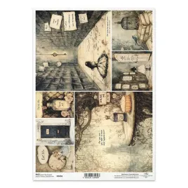 papier-ryzowy-do-decoupage-a4-r2658-alicja-klucz-klatka-trucizna-napisy