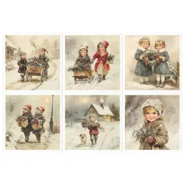 zestaw-papierow-ryzowych-itd-rsm185-dzieci-vintage-boze-narodzenie