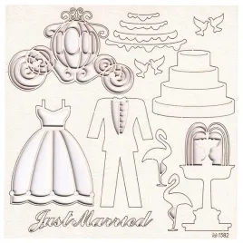 tekturka-scrapki-just-married-zestaw
