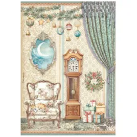 papier-ryzowy-do-decoupage-a4-stamperia-nutracker-zegar-i-fotel