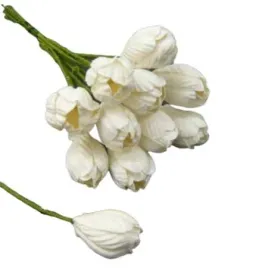 kwiaty-papierowe-tulipany-biale-50szt