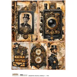 papier-ryzowy-a4-scraplove-steampunk-travel-journal-7-aparat-postacie-ret