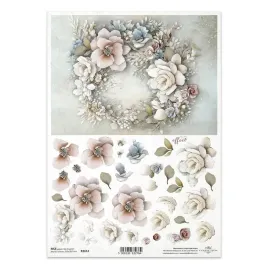 papier-ryzowy-do-decoupage-a4-r2614-wianek-kwiatowy-3d