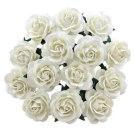 kwiaty-papierowe-roze-biale-40mm-25-szt