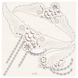 tekturka-scrapki-steampunk-duze-skrzydla-lancuchy