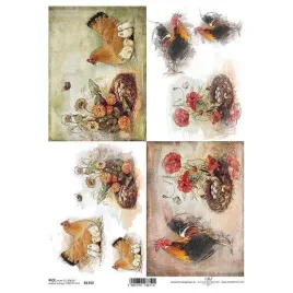 papier-ryzowy-do-decoupage-a4-itd-r1352-kury-koguty