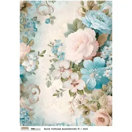 papier-ryzowy-a4-scraplove-blue-vintage-background-10-duze-kwiaty