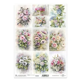 papier-do-scrapbookingu-a4-0329-kwiaty-bukiety-roze-piwonie