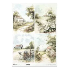 papier-ryzowy-do-decoupage-a3-r1415l-wiejskie-chatki