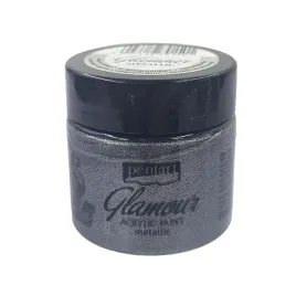 farba-akrylowa-metaliczna-glamour-pentart-czarne-srebro-50ml