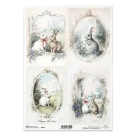 papier-ryzowy-do-decoupage-a4-itd-r2569-zajaczki-wielkanocne-ramki