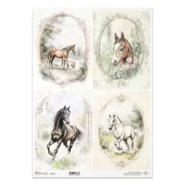 papier-ryzowy-do-decoupage-a3-itd-1411l-konie