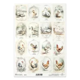 papier-ryzowy-do-decoupage-a4-itd-r2574-kury-koguty-kaczki-gesi