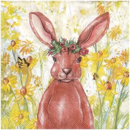 serwetka-do-decoupage-33x33cm-flower-bunny-zajac-krolik