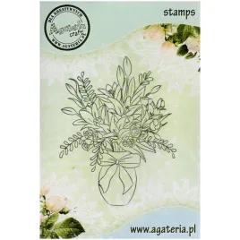 stempel-polimerowy-bukiet-w-wazonie-agateria