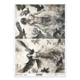 papier-ryzowy-do-decoupage-a4-itd-r2548-demony-kobieta-mezczyzna-kruki
