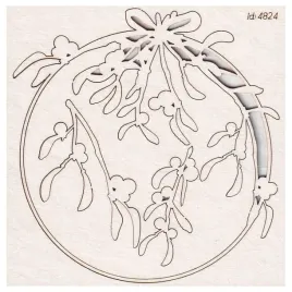 tekrturka-scrapki-mistletoe-okragla-ramka-scrapiniec-jemiola