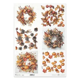 papier-ryzowy-do-decoupage-a3-1335l-jesienne-wianki-dynie-jablka