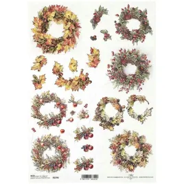 papier-ryzowy-do-decoupage-a4-itd-r2296-wience-jesienne-wianki-3d