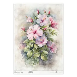 papier-ryzowy-do-decoupage-a3-itd-1305l-hibiskus